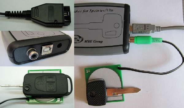 BENZ ML KEY PROGRAMMING BY OBD